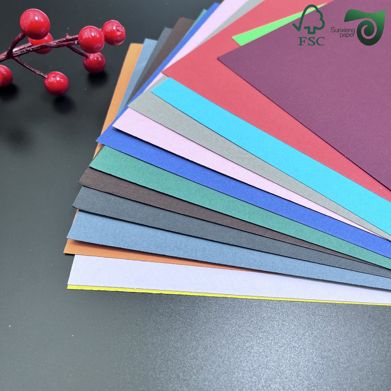FSC Uncoated Offset Colored Cardstock Paper 720mm 1020mm For Greeting Cards
