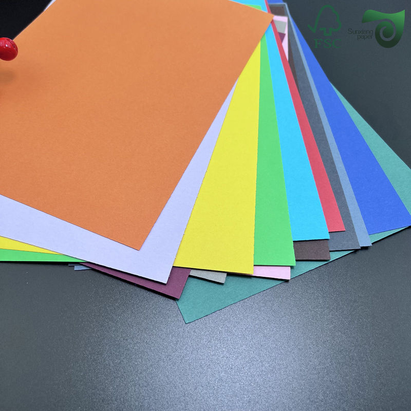 Colorful Uncoated 150gsm 180gsm Bristol Craft Board For Book Notebook Covers