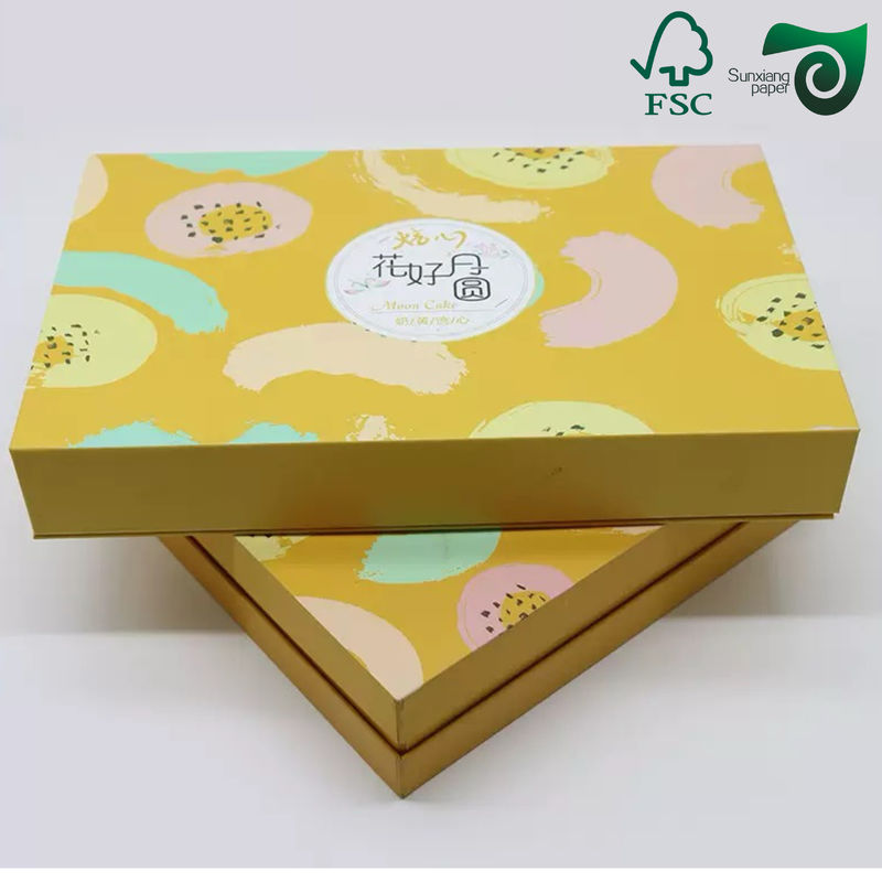 FSC 350gsm Food Safe White Cardboard Single Side Coated  High Hardness For Durable Food Containers