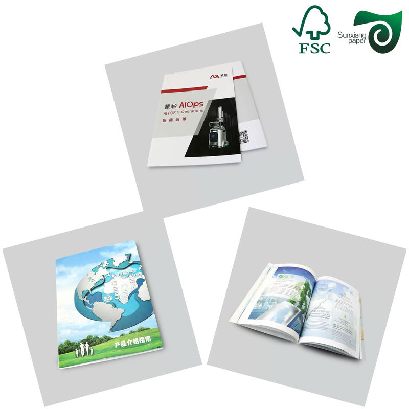 FSC 280gsm 330gsm C2S Glossy Paper Premium For Magazine Printing High Gloss Projects