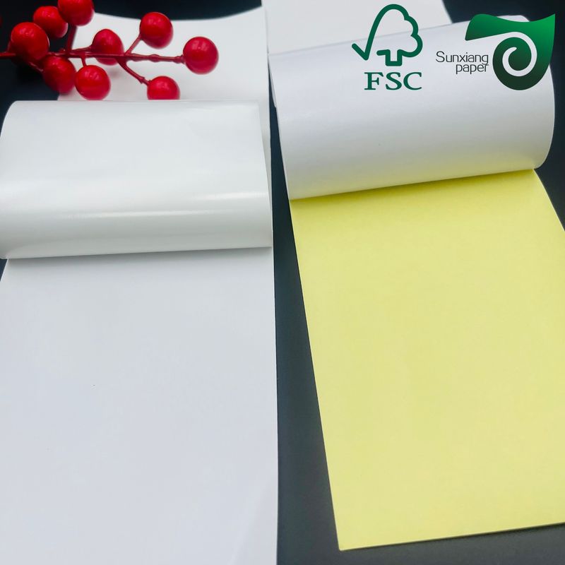 FSC Waterproof Silver Gold Metallized Paper For Wet Strength Beer Labels Kraft Paper Board
