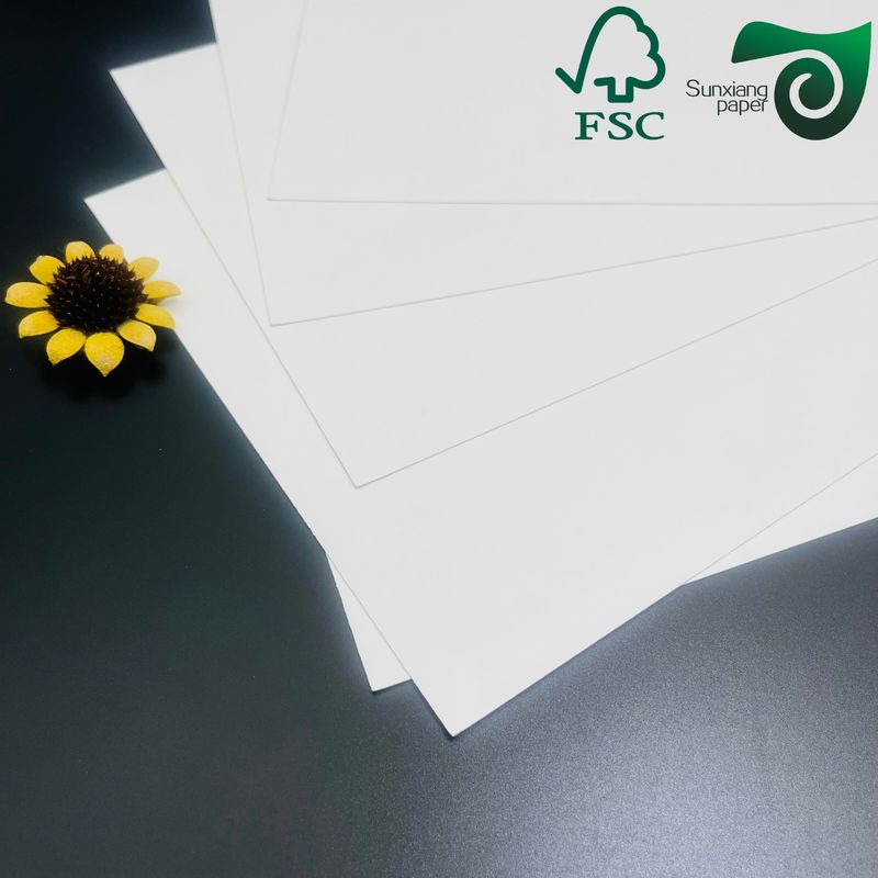 FSC  Purple Core Playing Card Paper 280gsm 330gsm White Coated Cardboard   C2S Art Paper