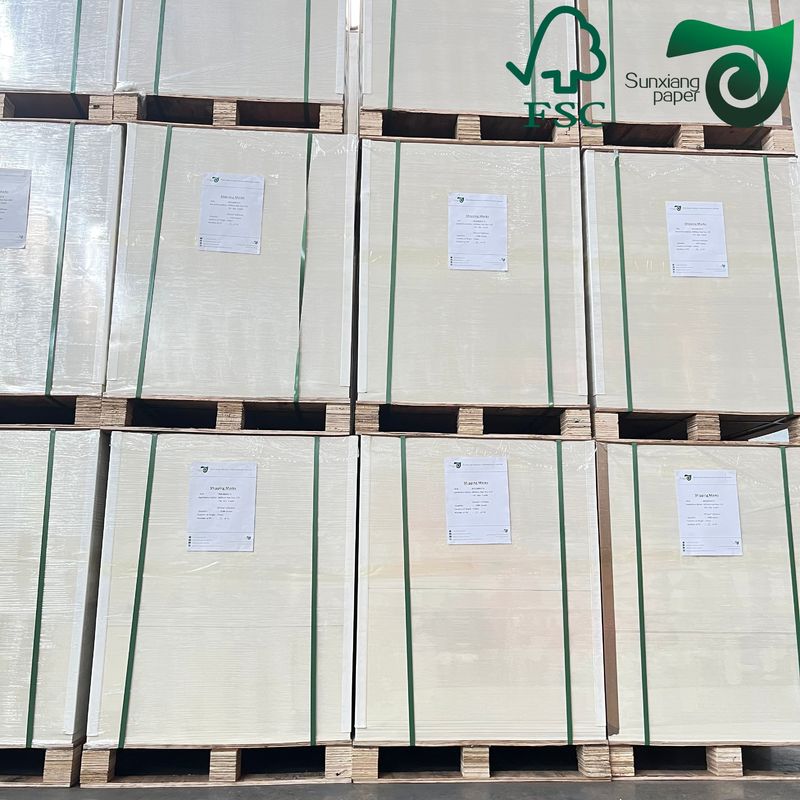 8.5  11 Inches Double Sided Gloss Digital C2S Paper Laser Printing Compatible Sunxiang Paper