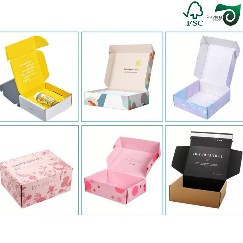 Two-Ply Corrugated Cardboard FSC 100g Black F Flute Corrugated Cardboard Sheets