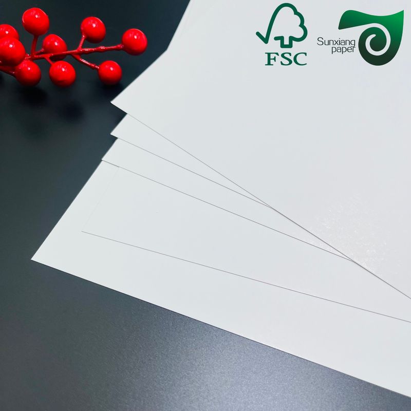 170gsm 190gsm C1S Ivory SBS Paper Board For Garment Hangtags 30 40 Inch