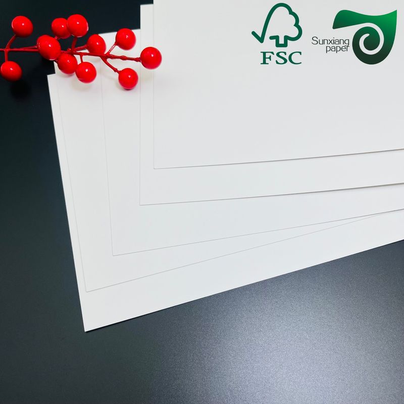 210g FSC C1S Ivory Board One Side White Coated For Packing Boxes