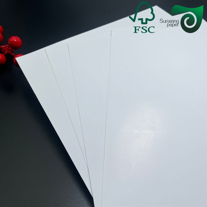 FSC High Gloss White C1S  Coated One Side  Art Paper  70gsm 80gsm For Product Labels
