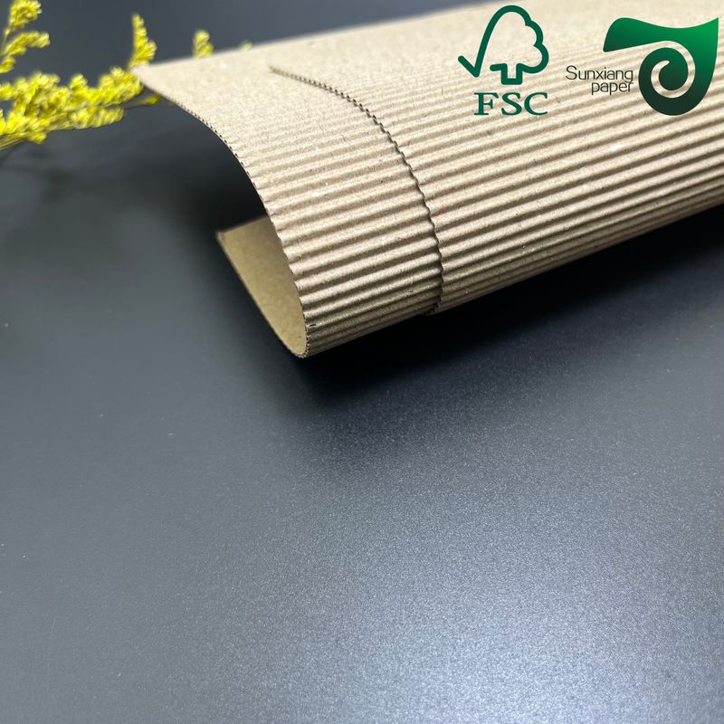 E F Flute Black Corrugated Cardboard 110gsm 120gsm 150gsm  Various Thicknesses