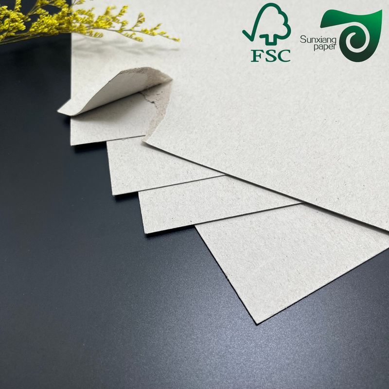 FSC Certified Laminated Book Binding Board 1mm 1.4mm 2mm 2.5mm Single Side Colored Black Blue Green