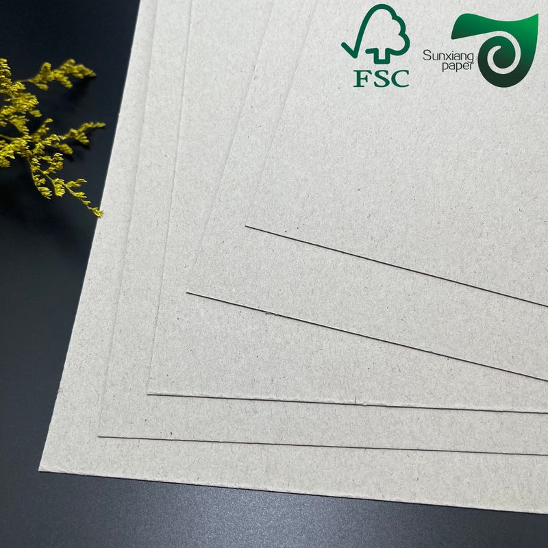FSC Certified Recycled Book Binding Board Gray Cardboard Sheets 1.0mm 70cm 100cm For Carton Dividers