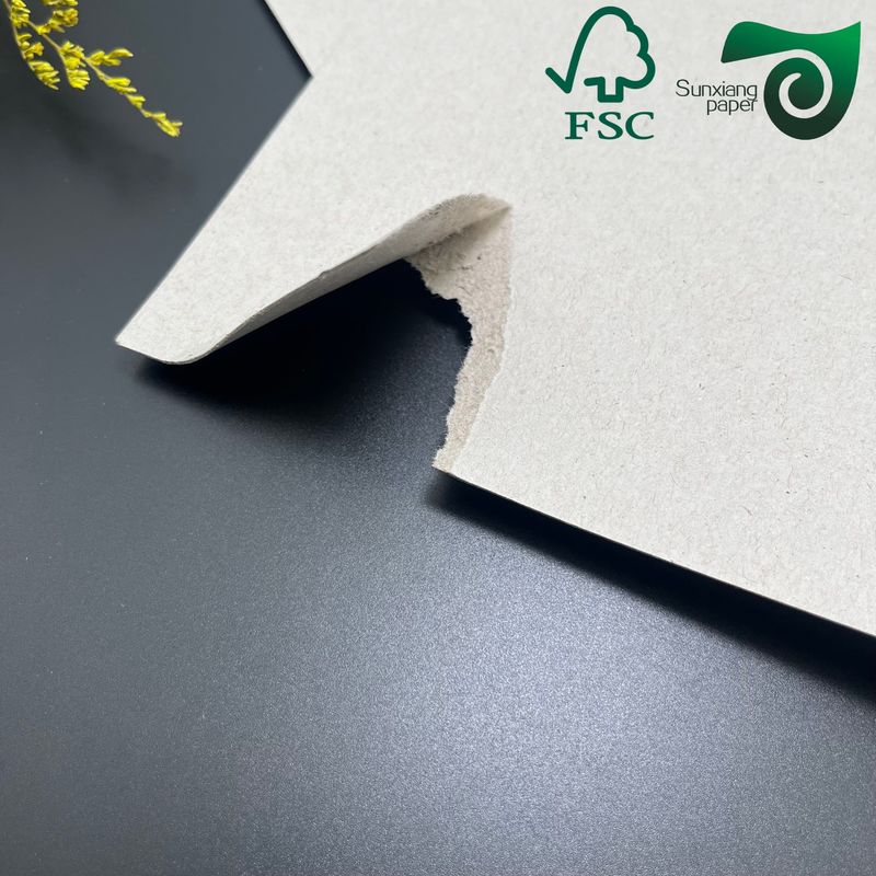 700gsm 800gsm 1.5mm 2.0mm High Rigid Recycled Grey Chipboard For Gift Packaging