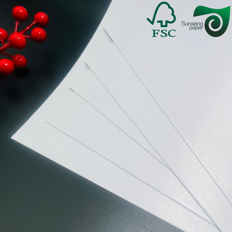 FSC Certified 230gsm 350gsm High Bulk FBB SBS Ivory Card Sheets Foldable  Cuttable