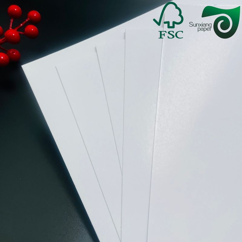FSC Certified FBB C1S 320gsm 350gsm Single Side Coated Ivory Board White Cardboard
