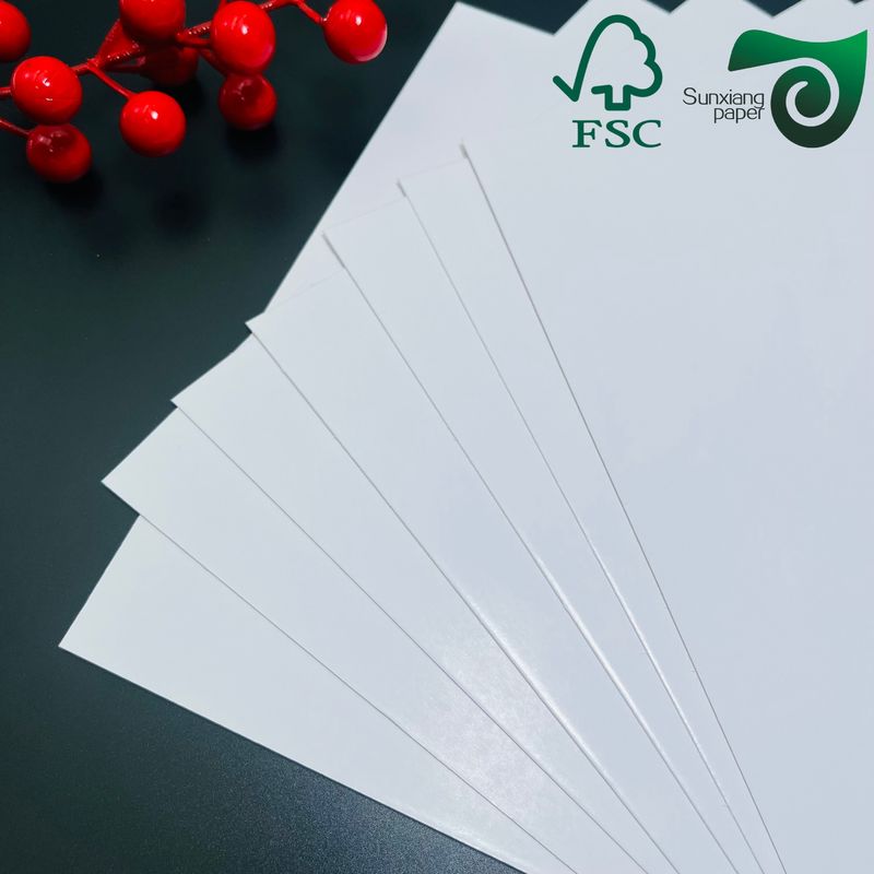 FSC Certified Double Sided Coated Glossy Art Card Stock High Whiteness C2S Art Board