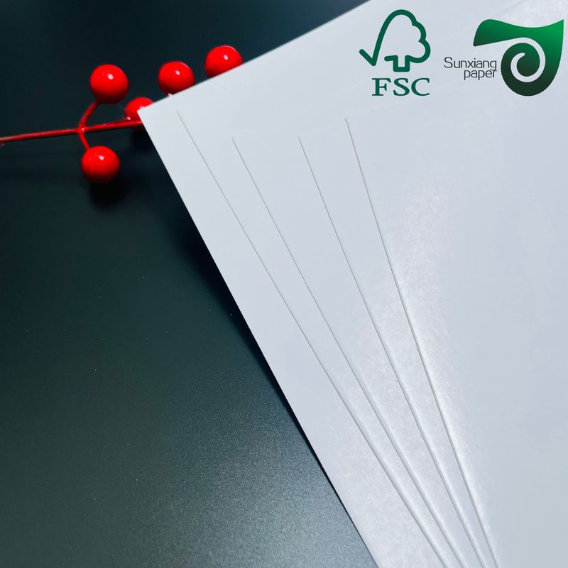 0.2mm 0.13mm Laser Printing Coated Synthetic Paper Non Tearable A4 Size Cardboard