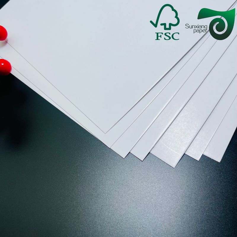 280gsm 330gsm High Strength Playing Card Stock With Glossy Surface Blue Core C2S Paper