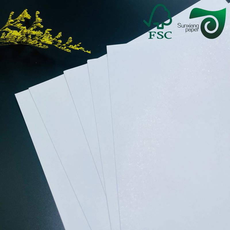 300gsm Blue Core White Surface Game Card Raw Material High Stiffness Non Tearable Playing Card Board