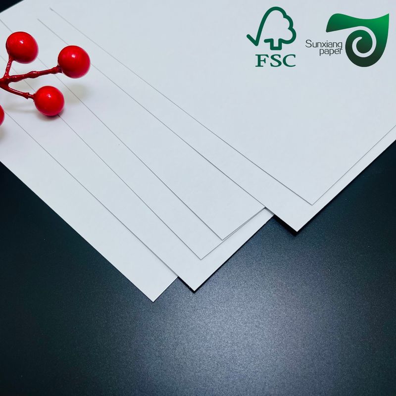 FSC 300gsm 310gsm Glossy Finished Black Core Cardstock  Ideal for Playing Cards
