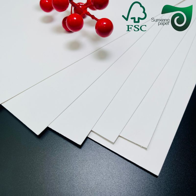 FSC Food Grade Single Side Coated Bleached Cardboard  230gsm For Premium Food Label Applications