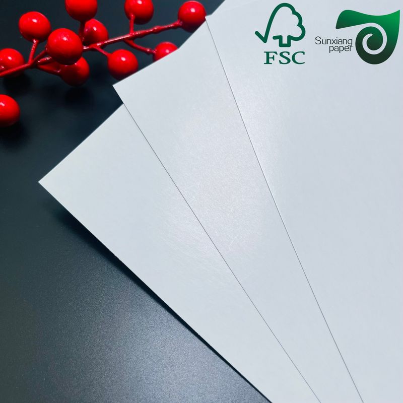 FSC Double Sided Coated Paper Black Blue Core 280gsm Playing Card  Board Game Card Paper