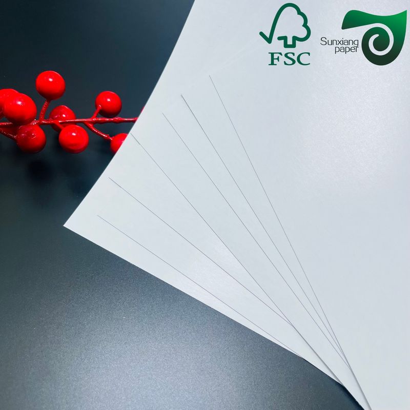 330gsm 310gsm Black Blue Core C2S Board For Making Playing Game Cardboard Art Paper FSC