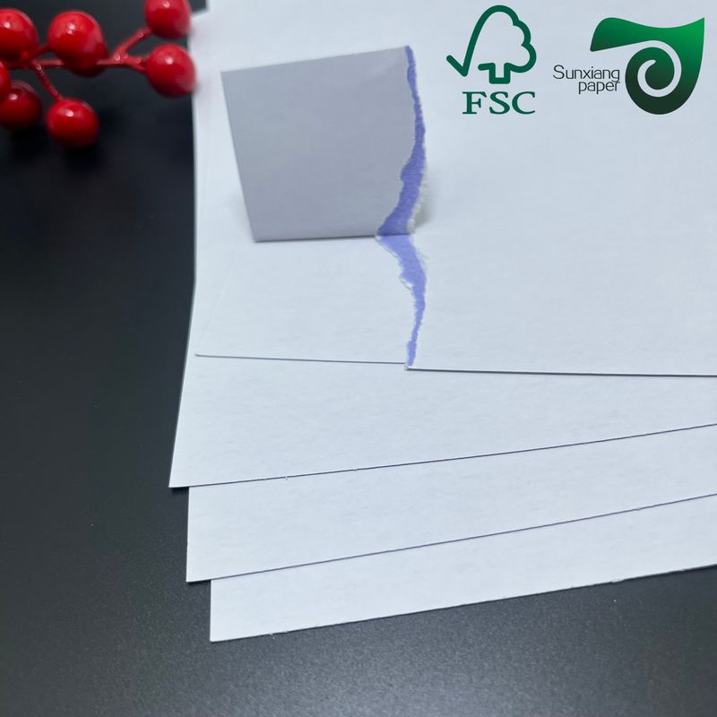 280gsm Eco Friendly Blue Core Poker Paper Board C2S Coated Custom Cardstock
