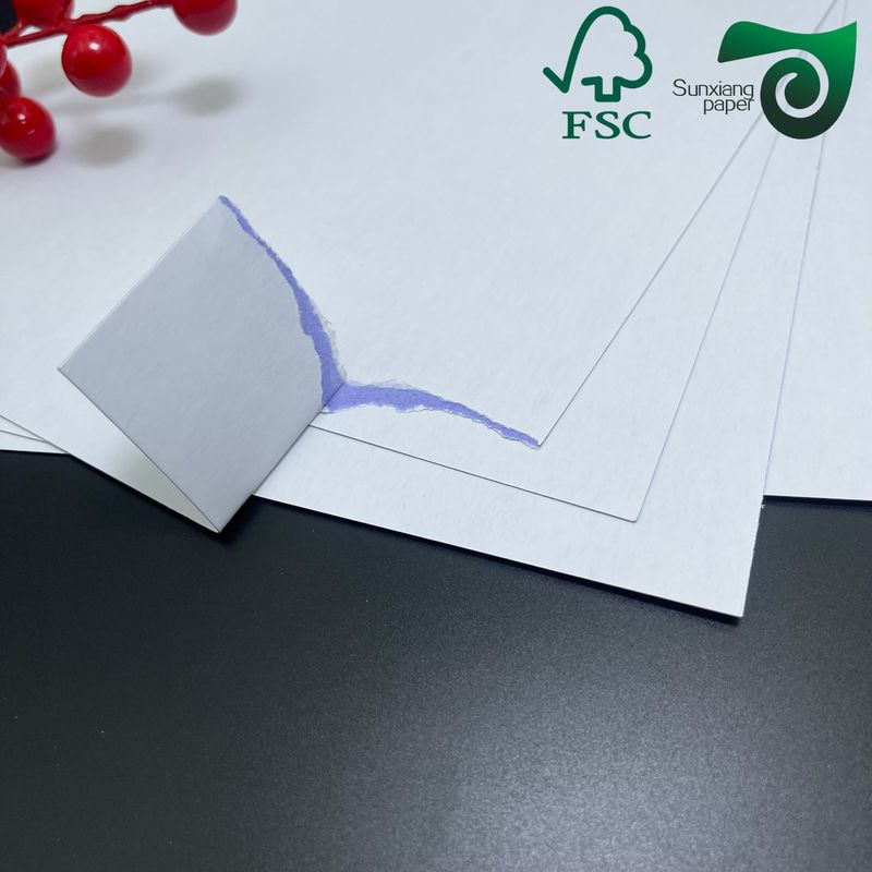 FSC  Double Sided Coated Black Core Playing Card Board 280gsm 310gsm High Stiffness