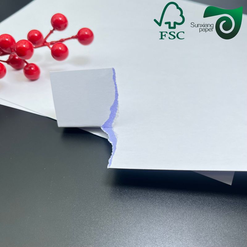 FSC 270gsm 330gsm Purple Core C2S Double Glossy Poker Playing Paper  Premium Glossy Art Paper