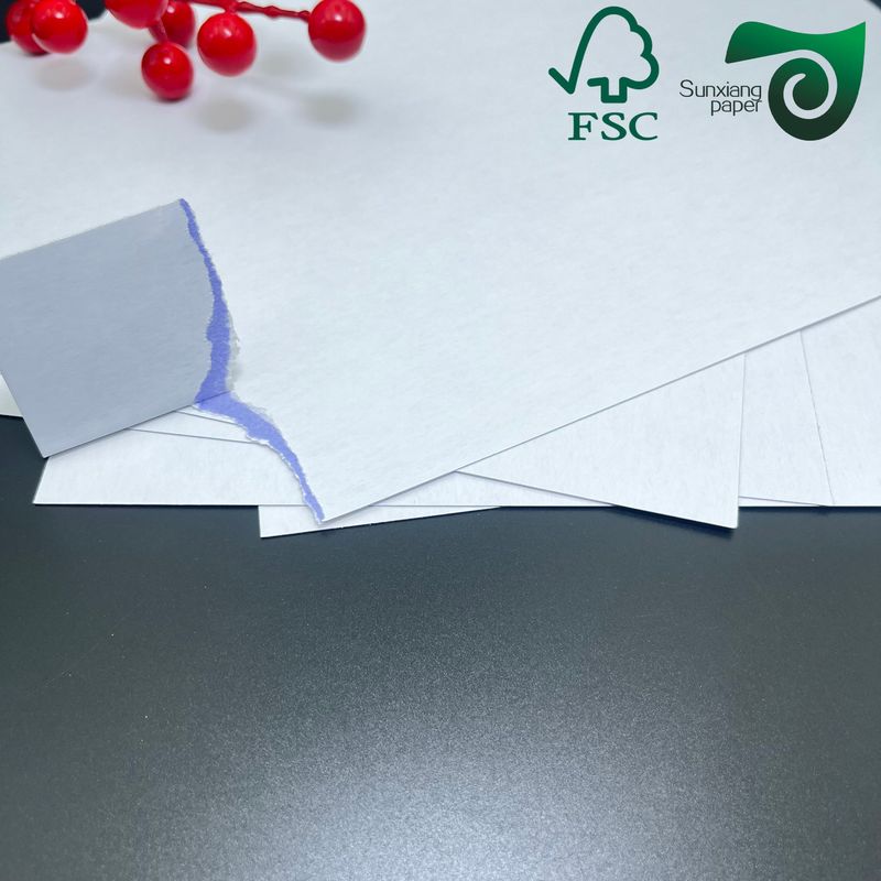 FSC C2S 310gsm Dual Sided Coated Blue Core Poker Card Paper Sheets