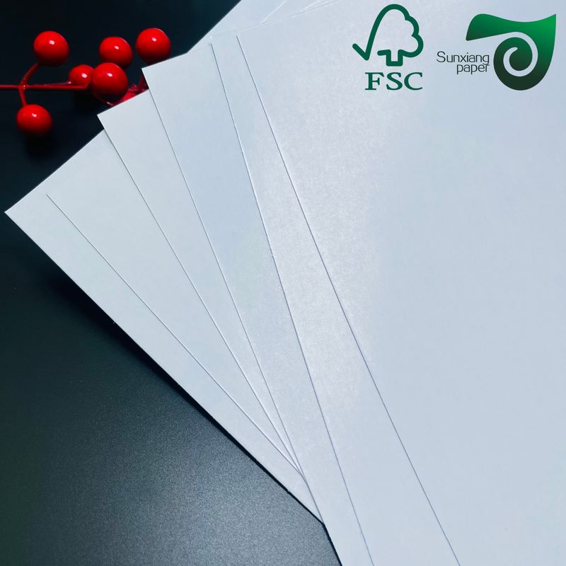 FSC High Gloss White C1S  Coated One Side  Art Paper  70gsm 80gsm For Product Labels