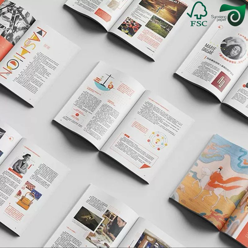 FSC 140gsm 150gsm White Double Sided Coated C2S Art Paper For Cover High End Printing