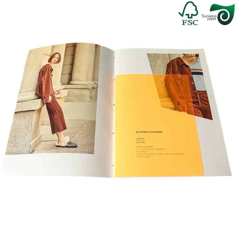 80gsm 100% Virgin Pulp C1S Glossy Art Paper GC1 Coated Art Paper SunXiang PAPER