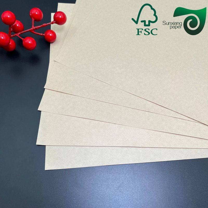 30gsm  40gsm FSC Double Sided Silicone Brown Baking Parchment Jumbo Rolls Kraft Paper Board
