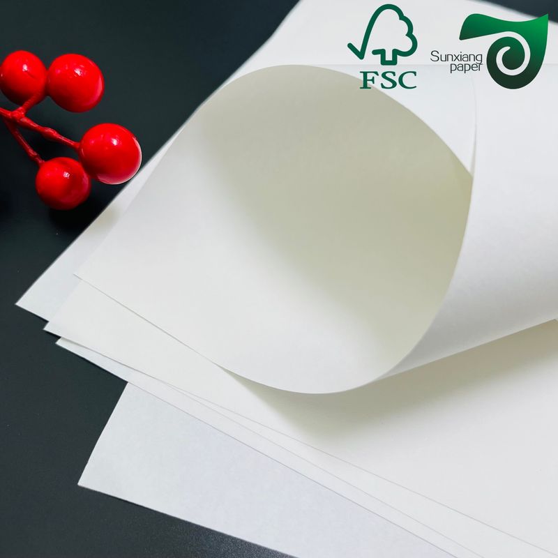 FSC Virgin White Kraft Paper Rolls Ideal For Paper Bag Manufacturing 150gsm 170gsm 190gsm