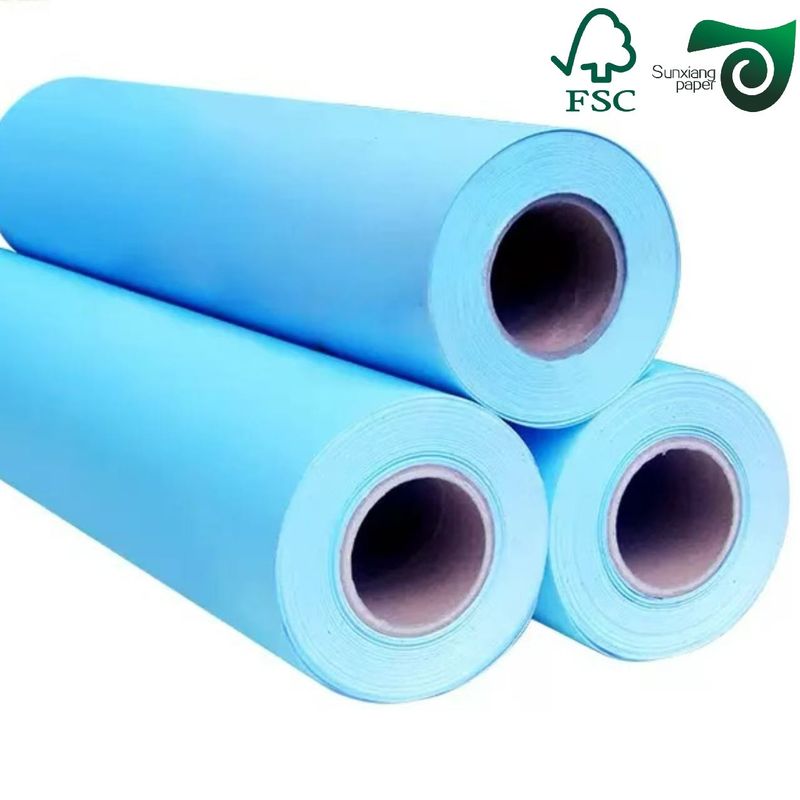 FSC Certified Blue Digital Engineering Drawing Paper 80gsm 20'' 24''  2 Inch Core