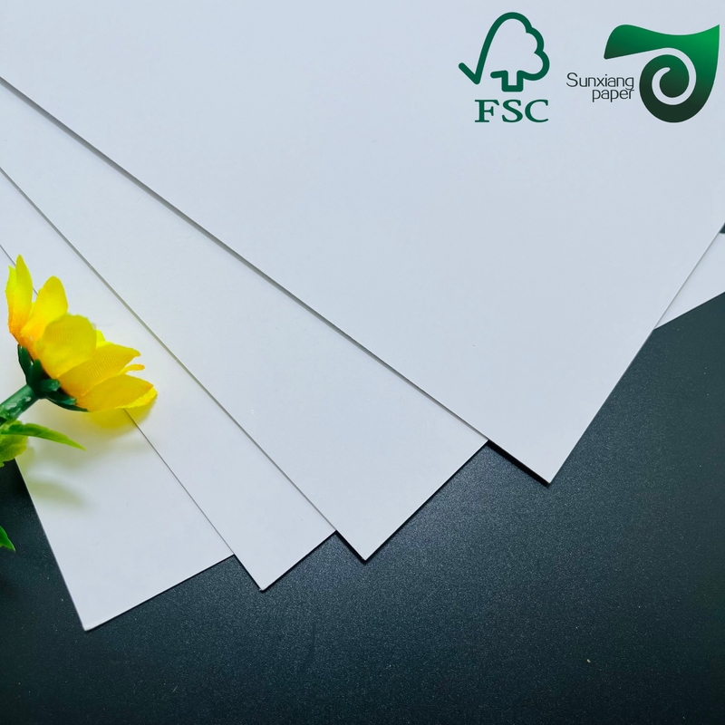 FSC Double Side White Duplex Board Sheets 1mm 1.2mm 1.5mm 2mm Thick Options