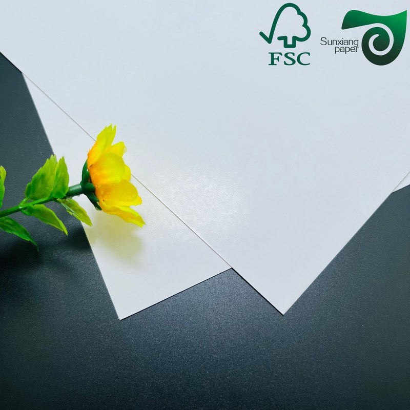 250gsm 300gsm FSC double sided glossy American Bristol Paper Board Ideal for Sheet Printing