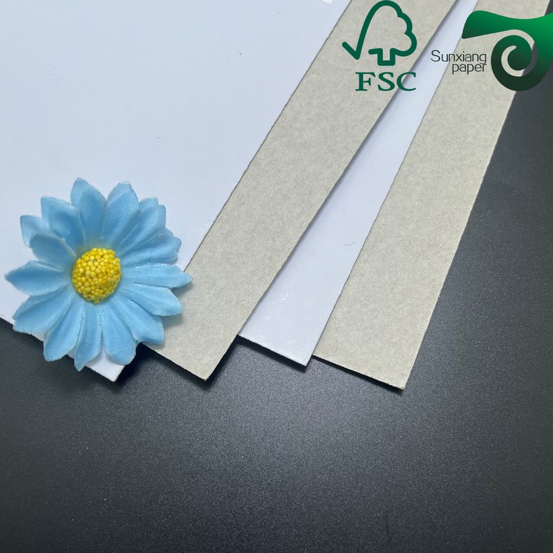 FSC Certified Hard Fold Duplex Board Grey Back  Premium Choice For Notebook Covers  Beyond