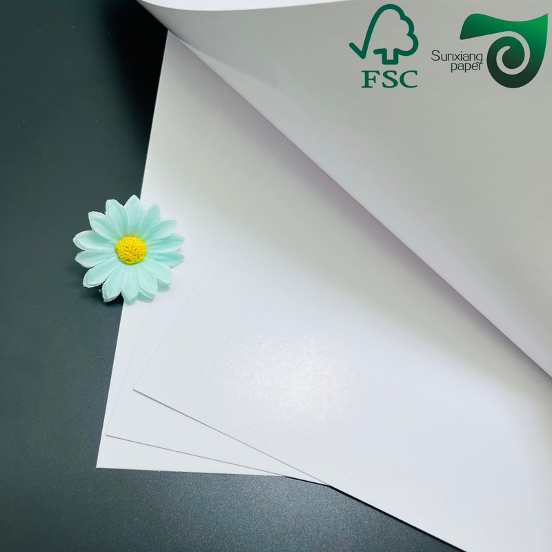 FSC Certified Double Sided White C2S Glossy Art Board  300GSM Premium Offset Printing Solution