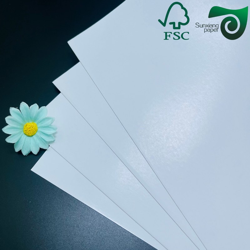 FSC 100gsm 120gsm White C2S Coated Art Paper For Books Printing 800mm 1280mm