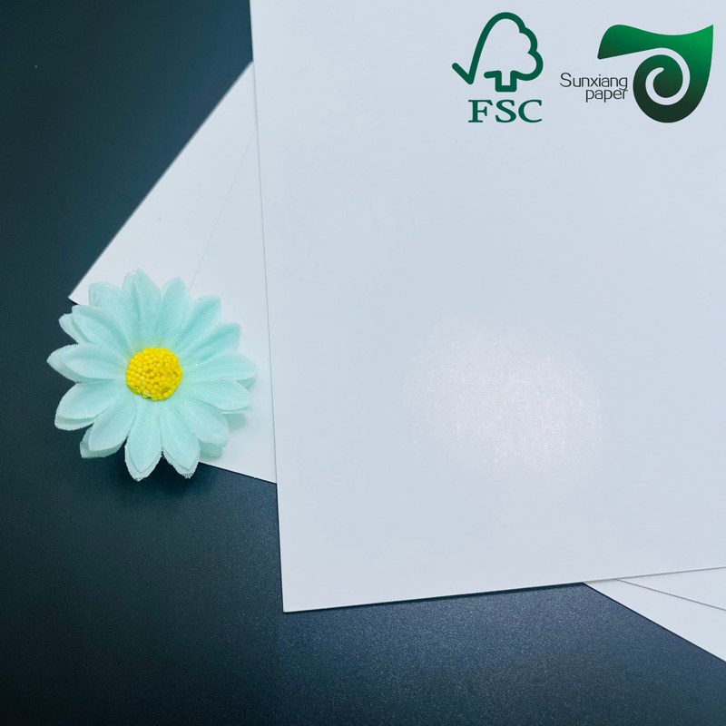 FSC Single Side PE Coated White Lunch Box Board 100% Virgin Pulp Food Packaging Paper