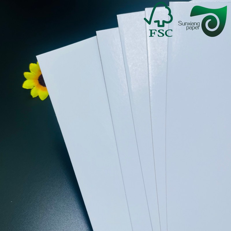 FSC Certified Glossy Black Core C2S Coated Paper For Playing Cards  Poker Decks 280gsm