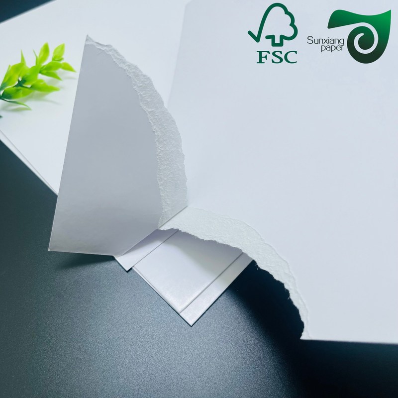 Premium White Cardboard Made from 100% Virgin Wood Pulp with High Brightness and Multiple GSM Options for Packaging and Printing