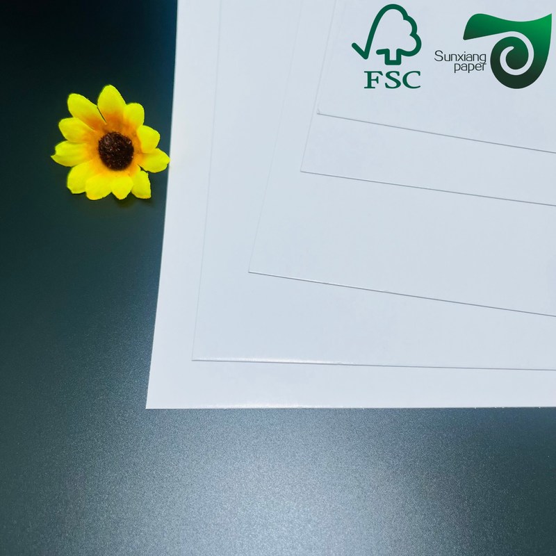 FSC Coated Gloss Digital Printing Paper 128gsm 150gsm For Menus   Kraft Paper Applications