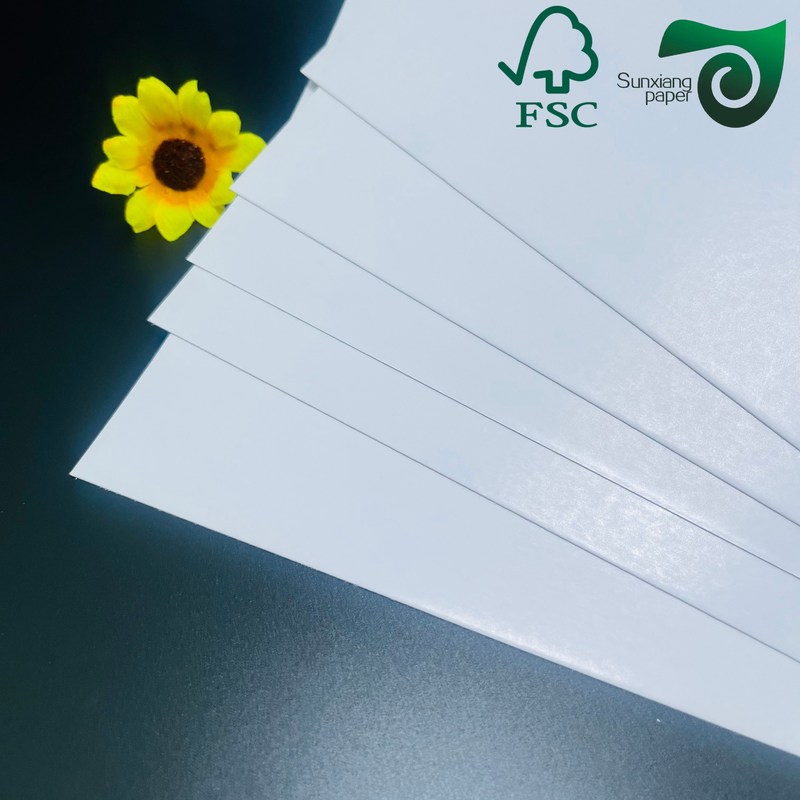 FSC Certified Coated Gloss Digital Printing Paper 128gsm 150gsm Ideal For Menus  Promotional Materials