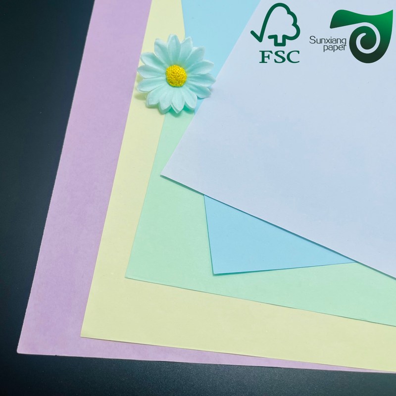 55gsm Digital Laser NCR Carbonless Paper  White CB   Pink CF For Sales Receipts