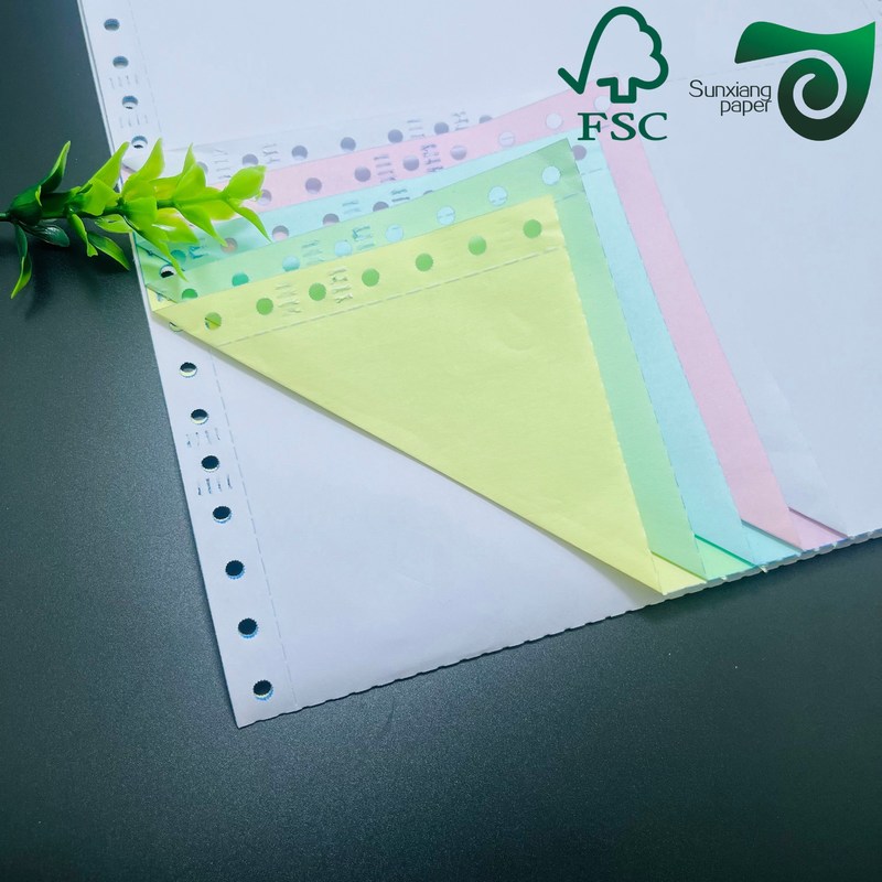FSC Certified 20lb 8.5"   11" Carbonless NCR Copy Paper Sheets   Perfect For Office Invoices