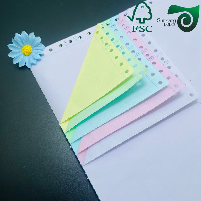 FSC Certified 20lb Black Image NCR Carbonless Paper 8.5 11.5  Ideal For Receipt Books