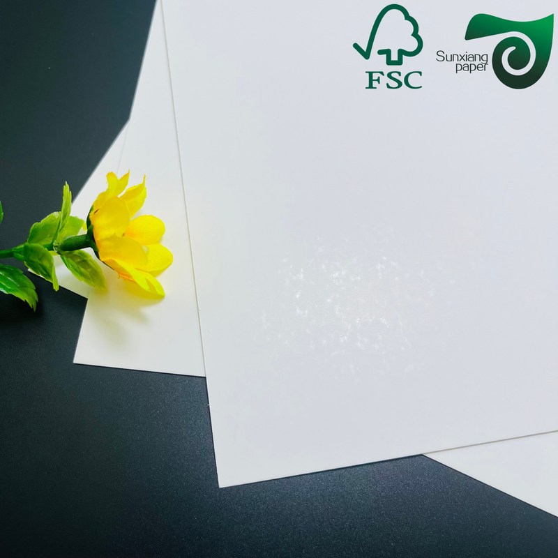FSC Ivory SBS Paper Board  300gsm Single Sided Coated White Paper Board Premium Packaging