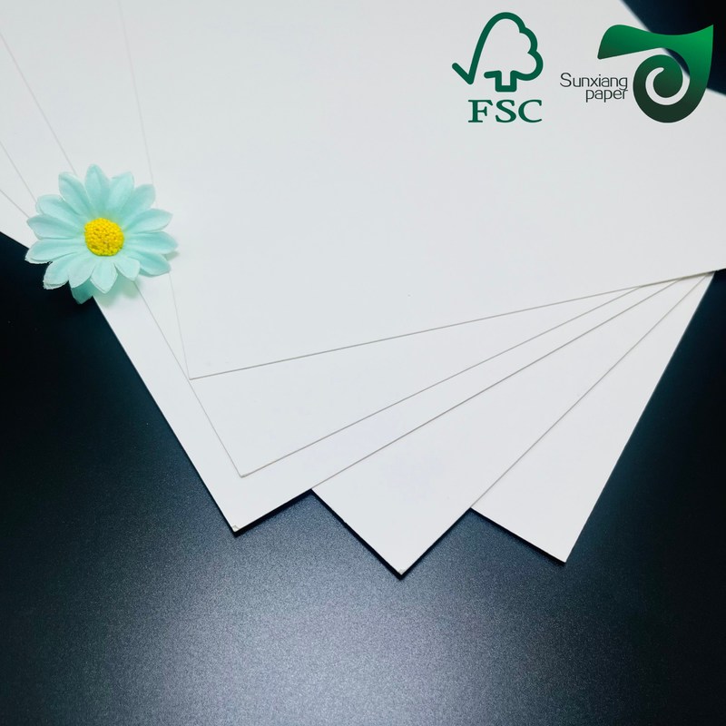 FSC Certified C1S Art Board 230gsm Custom Sheet Sizes For Greeting Cards Packaging